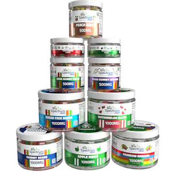 Photo of BioSpectrum Hemp Peach Rings 250mg