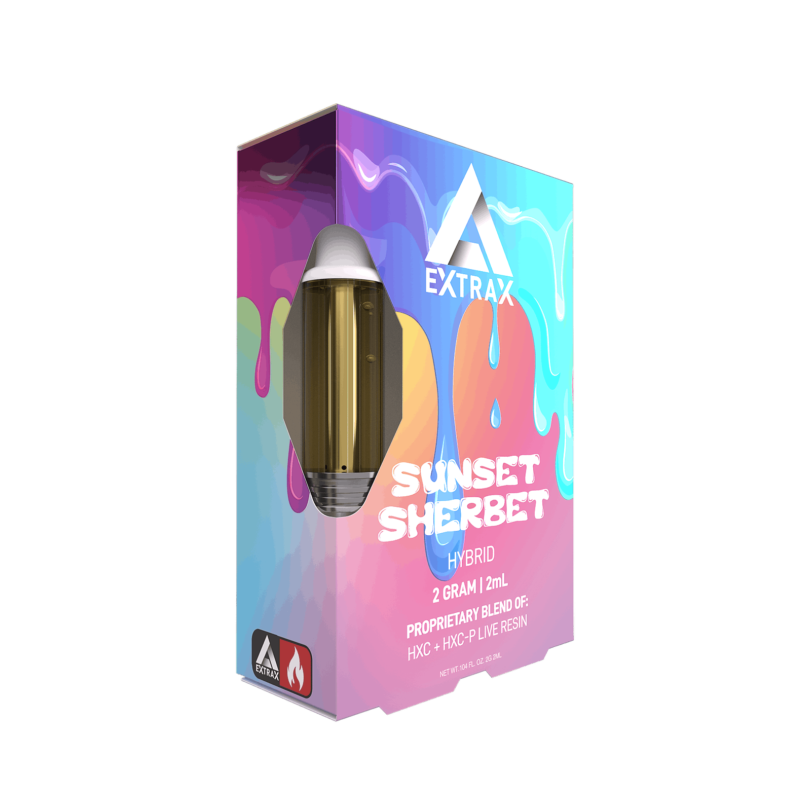 Delta Extrax Sunset Sherbet Hxc Hxc P Cartridge 2 Grams Leafly