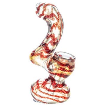 Photo of 5.5" Multi-Colored Fumed Bubbler