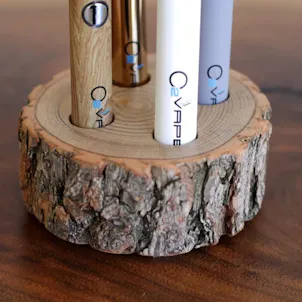 Photo of Vape Pen Stands - Handcrafted Natural Wood