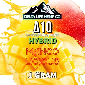 Photo of Mangolicious Delta 10 1 Gram Hybrid Vape Cartridge
