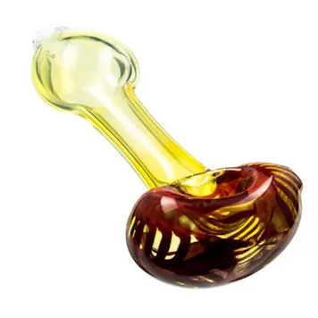 Photo of 4 " Raked Face Fumed Spoon Pipe