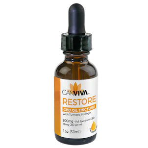 Photo of CANVIVA - RESTORE CBD Oil Tincture 500mg