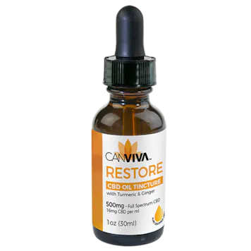 Photo of CANVIVA - RESTORE CBD Oil Tincture 500mg