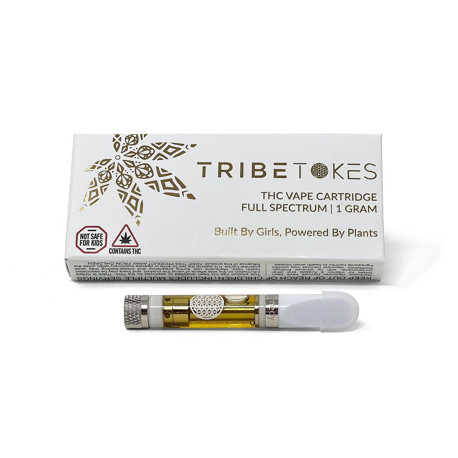 TribeTokes: White Widow Delta 9 THC Vape Cartridge | Full