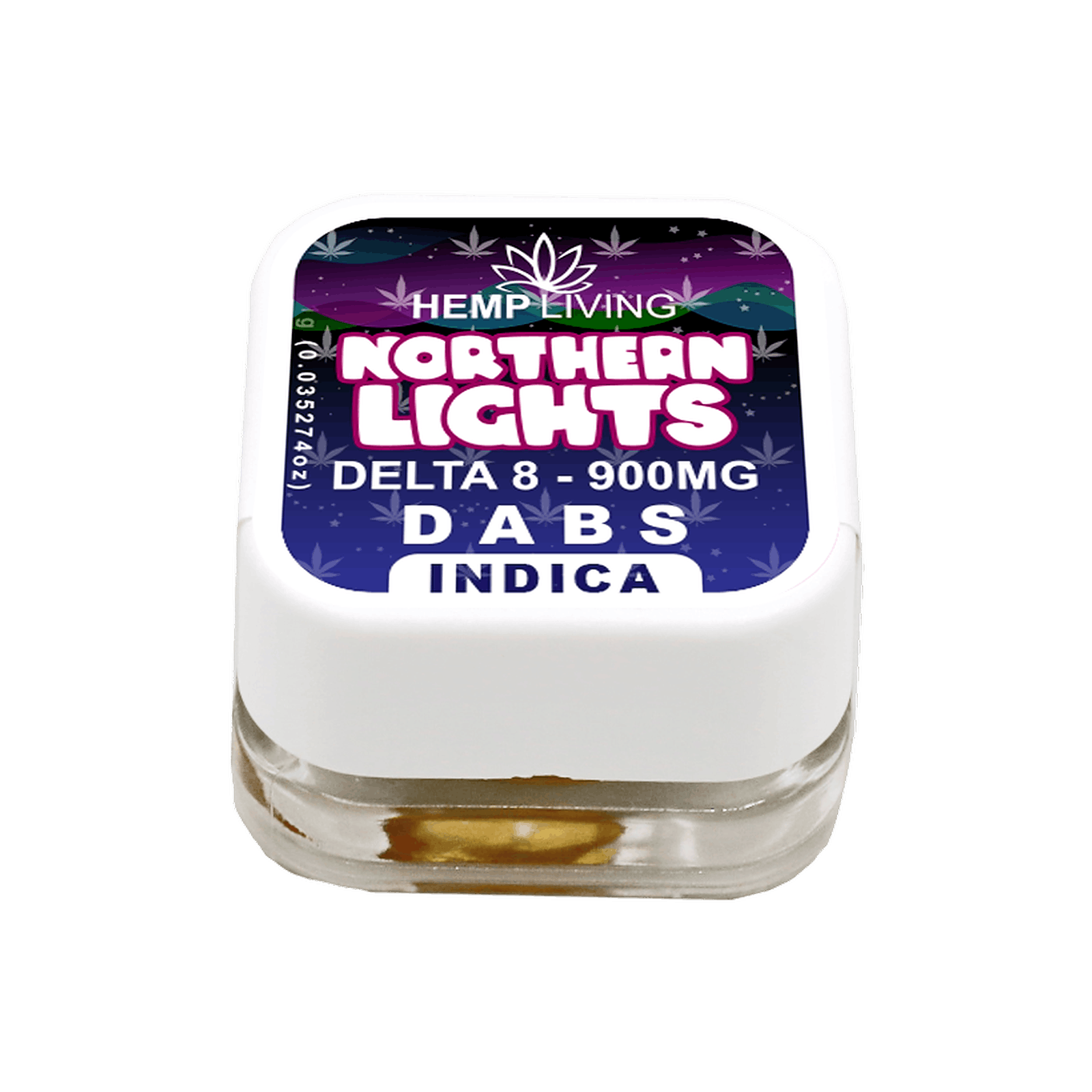 Hemp Living Hemp Living Delta 8 Dab Wax 1g Jar Northern Lights 900mg