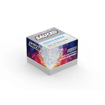 Photo of SAUCED Peach Rings Live Resin Sugar 0.5g