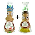 Product image for Cartoon Duo Bong - 13in