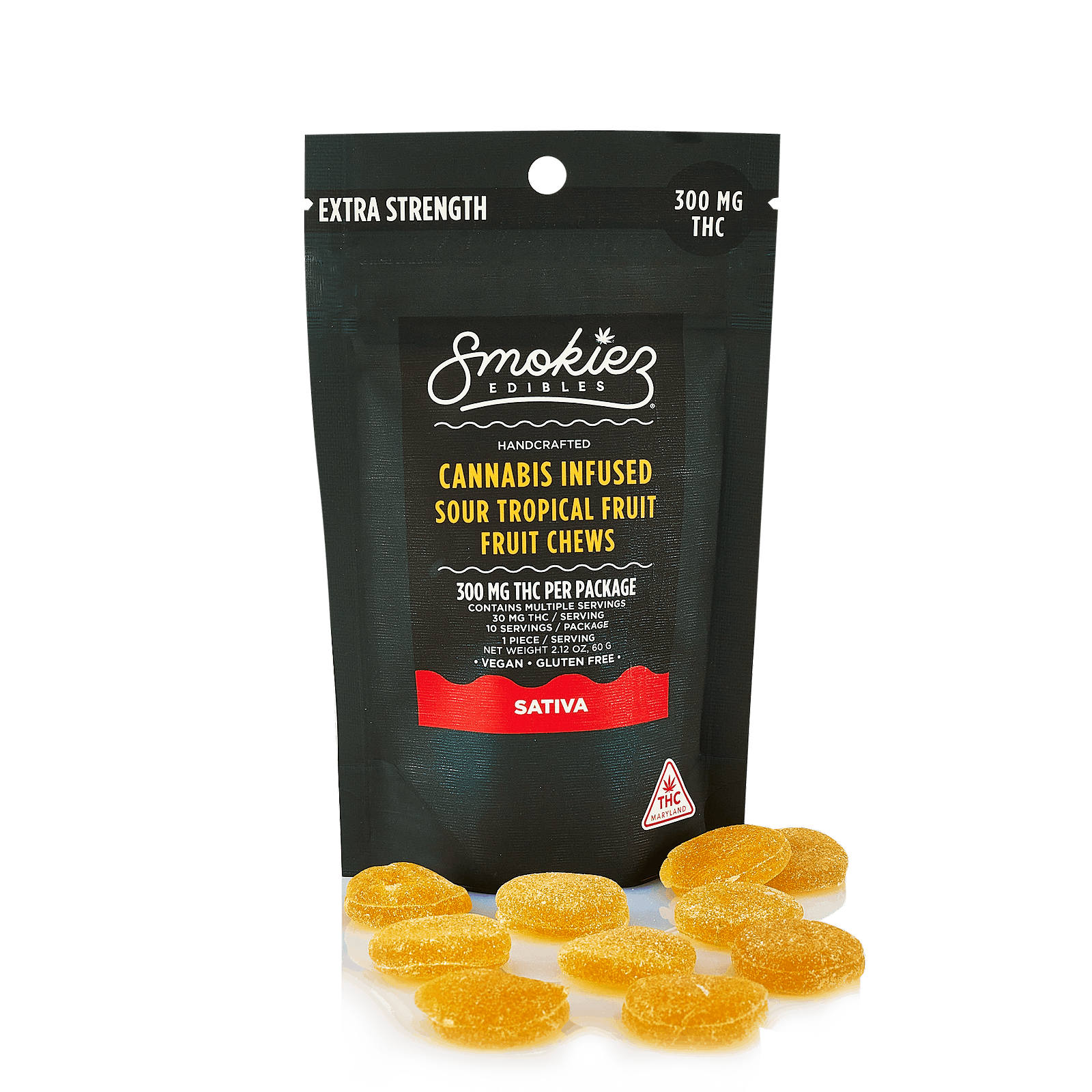 Curio Wellness Smokiez Sour Tropical Fruit Sativa30mg Leafly