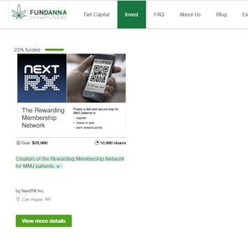 Photo of Next RX, Inc Investment (as little as $100)