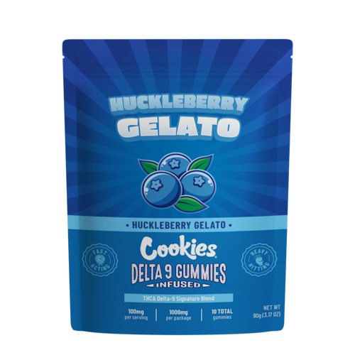 Luxe THC | 25% OFF with code LEAFLY: COOKIES Huckleberry Gelato Delta-9 Gummies | Signature Blend | Leafly
