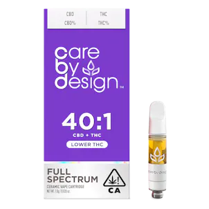 Photo of Care By Design | 40:1 Full Spectrum Vape Cartridge 1 Gram
