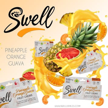 Photo of Sativa Pineapple Orange Guava Fruit Chews 100mg 10-pack