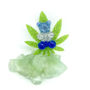 Photo of CannaBears Jewelry XL PIN - "Green Dreams OG"