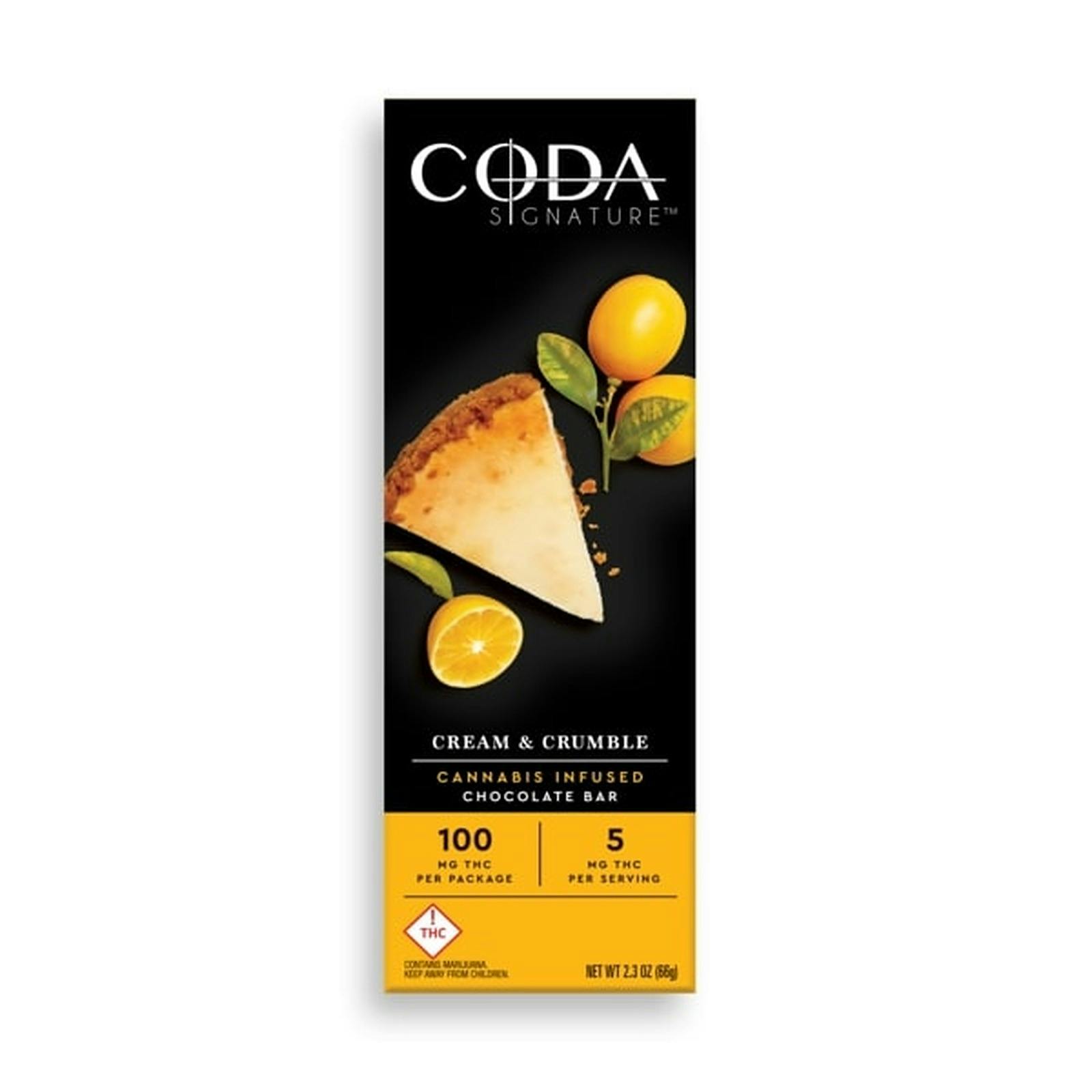 Coda Signature Cream & Crumble 100mg THC Leafly