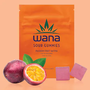Photo of Wana Sour Gummies Passion Fruit Sativa