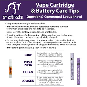 Photo of OM Extracts Adjustable Vape Battery