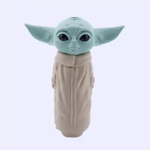 Photo of Silicone Baby Yoda w/Glass Bowl