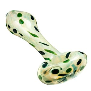 Photo of 4" Milky Spotted Spoon Pipe