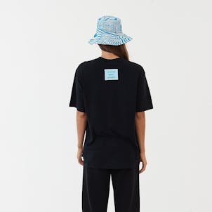 Photo of Afends Unisex Broccoli - Unisex Hemp Retro T-Shirt - Black