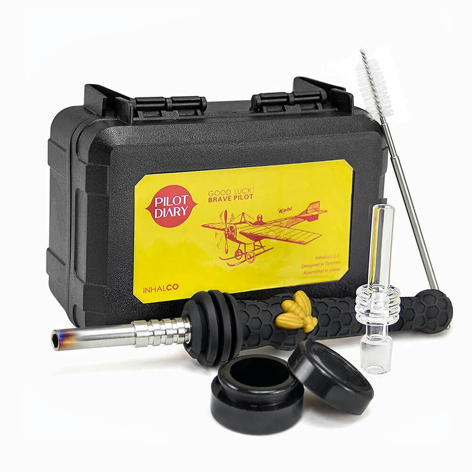 INHALCO Silicone Dab Kit With Travel Case Leafly