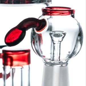 Photo of 9.5" Kabutowari Skinny Neck Dab Rig with UFO Perc