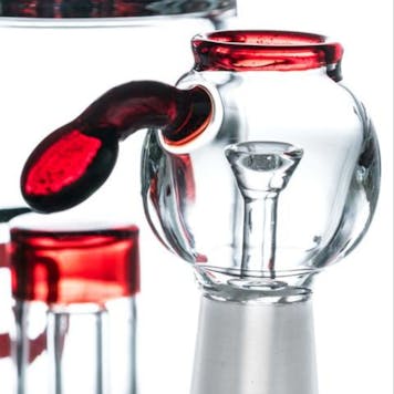 Photo of 9.5" Kabutowari Skinny Neck Dab Rig with UFO Perc