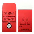 Product image for 25 Red Shatter Lightning Extracts Concentrate Coin Strain Label Envelopes #125