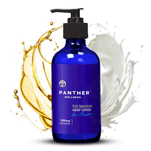 Photo of Full Spectrum Hemp Lotion - Panther Wellness 1000mg - No Scent - 4 fl. oz. (120ml)