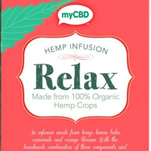 Photo of Relax tea myCBD - Hemp infusion