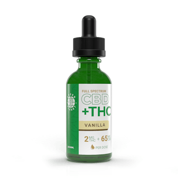 Photo of THC Boosted Full Spectrum Tincture Vanilla Flavor