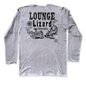 Photo of LOUNGE LIZARD, CALIFORNIA WAVE, UNISEX LONG SLEEVE CREW NECK TEE