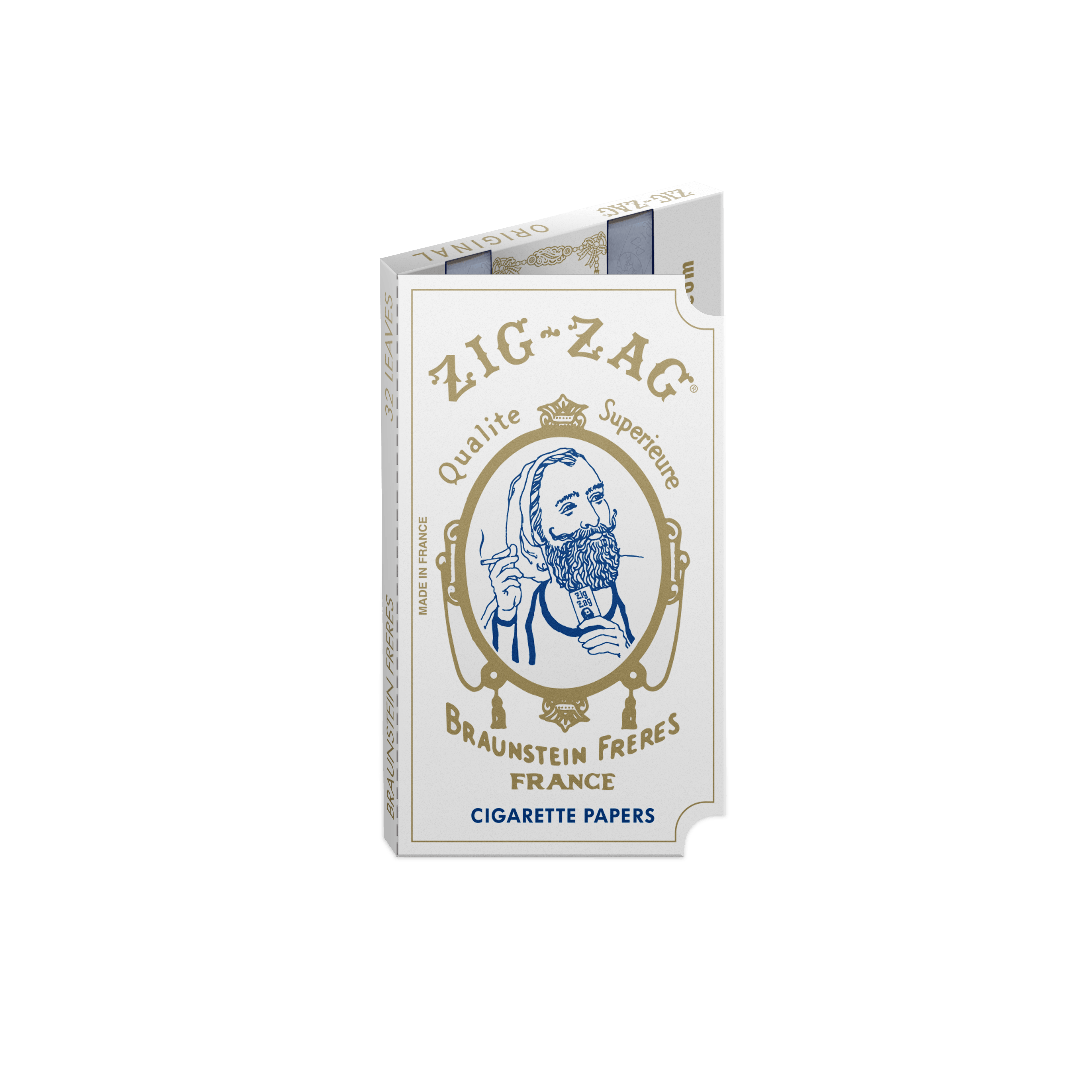 ZIGZAG Original White Papers Carton Leafly