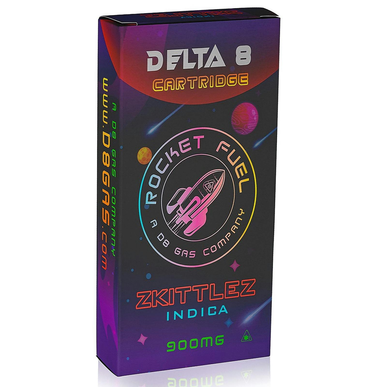 Rocket Fuel Zkittlez Indica Delta8 THC Vape Cartridge Leafly