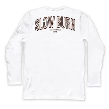 Photo of H.S. LEAF / SLOW BURN , UNISEX LONG SLEEVE CREW NECK TEE