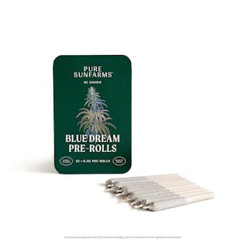 Pure Sunfarms - Blue Dream Pre-Rolls - 10x0.3g