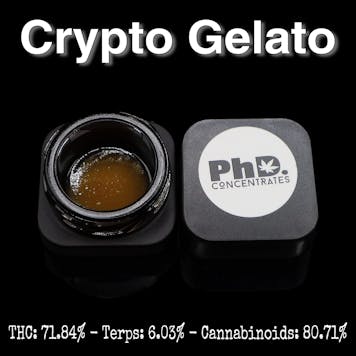 Photo of PhD - Crypto Gelato Badder - Concentrate 1g - 71.84% THC