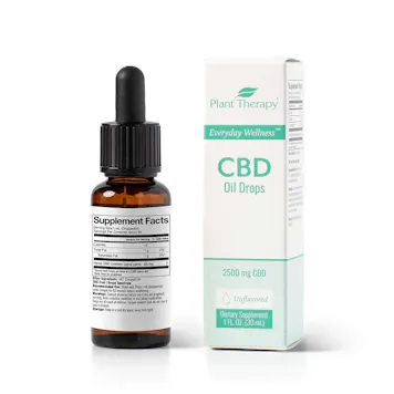 Photo of Everyday Wellness CBD Oil Drops Unflavored 2500 mg, 30 mL