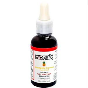 Photo of Medplex Pineapple Express 1000mg CBD Oil Tincture Drops Full Spectrum On Sale $25