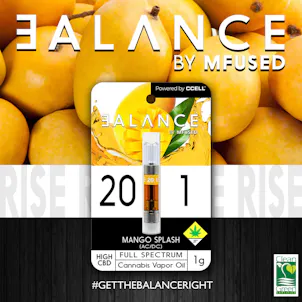 Photo of BALANCE - Mango Splash 20:1 High CBD Cartridge