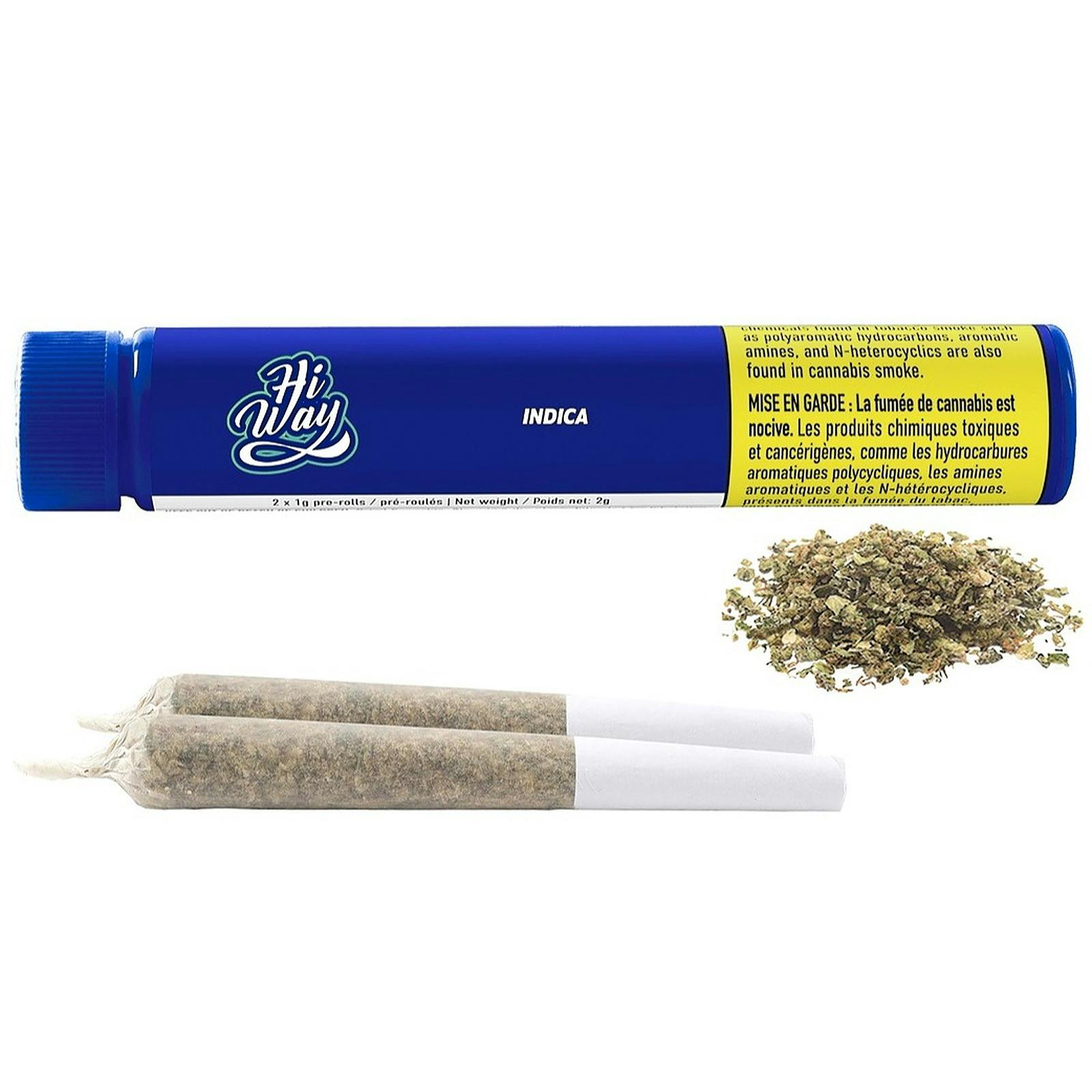 Hiway Indica Pre Rolls 2g 2 Pack Leafly