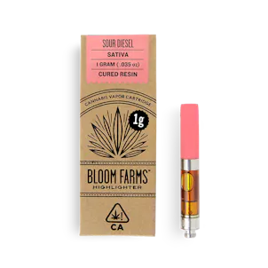 Photo of Sour Diesel (Sativa) Single Origin Cured Resin - 1 GRAM Cartridge