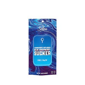 BLUE RASPBERRY SUCKER- 10MG
