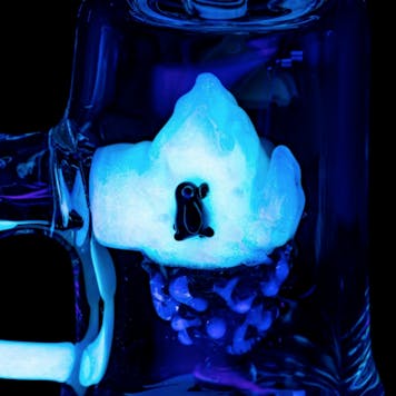 Photo of Empire Glassworks “Avenge the Arctic” UV Mini Beaker Bong