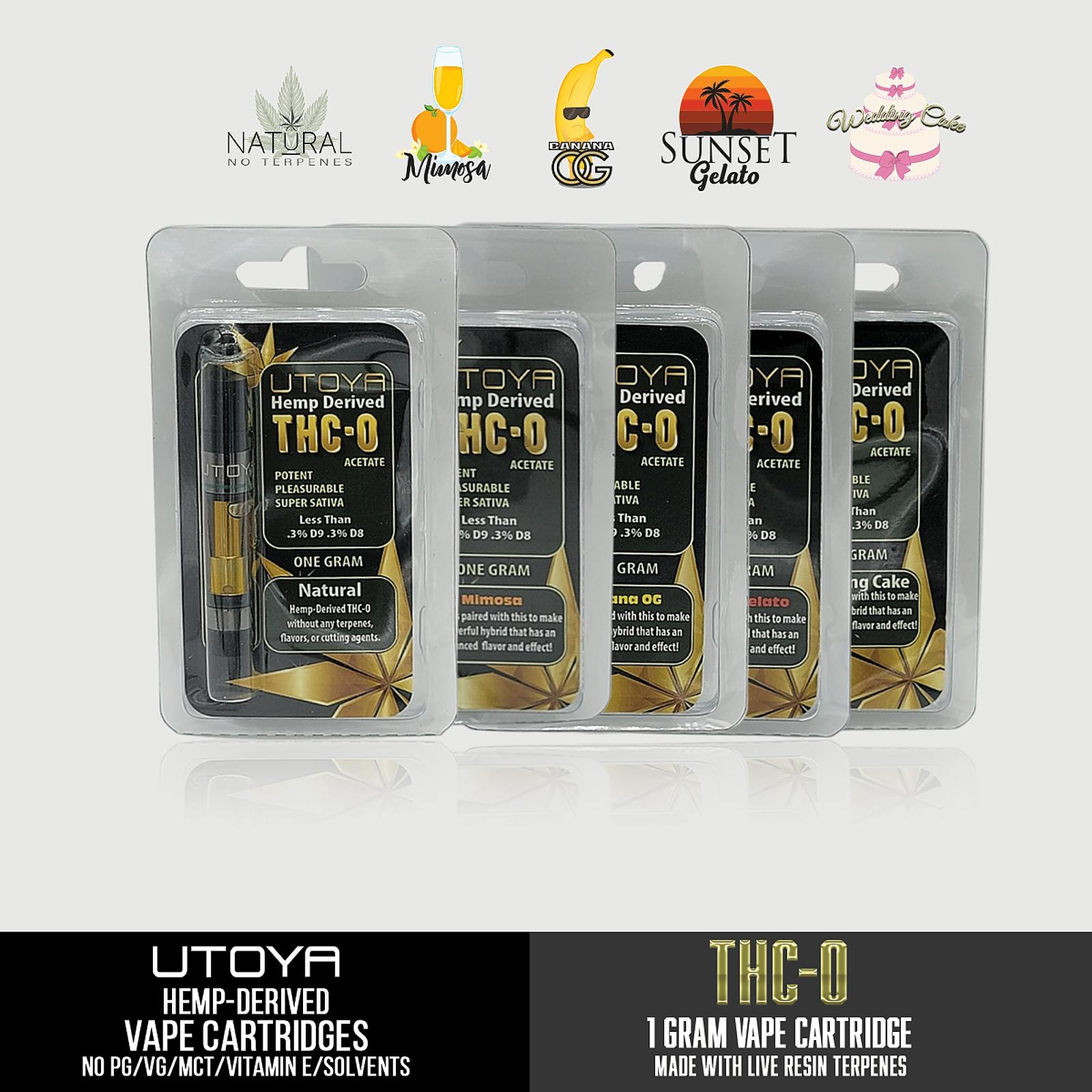 Utoya Thc O 1 Gram Vape Carts Leafly