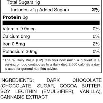 Photo of Haze & Main Dark Chocolate Bar 1,000mg