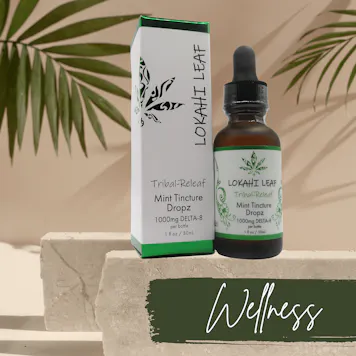 Photo of LOKAHI LEAF-Tribal Releaf CBD DELTA 8-Tincture 1000mg CBD-Mint