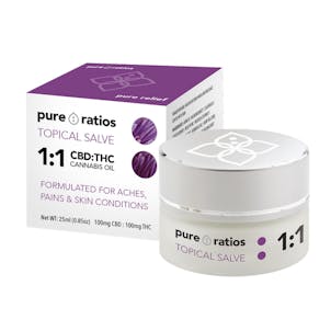 Photo of 1:1 CBD:THC Topical Salve 25ml