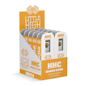 Photo of Little High - HHC Indica - Mango Gush - 1 Gram Disposable Pen