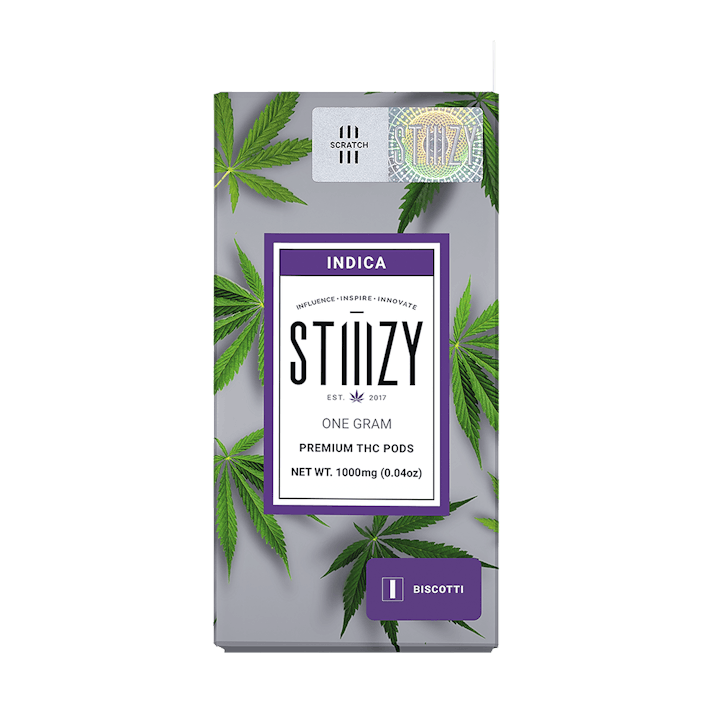 STIIIZY: BISCOTTI - PREMIUM THC POD 1G | Leafly